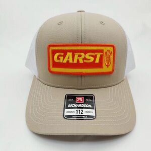Garst Seeds Hat Embroidered Patch Cap Mesh Snapback Richardson 112